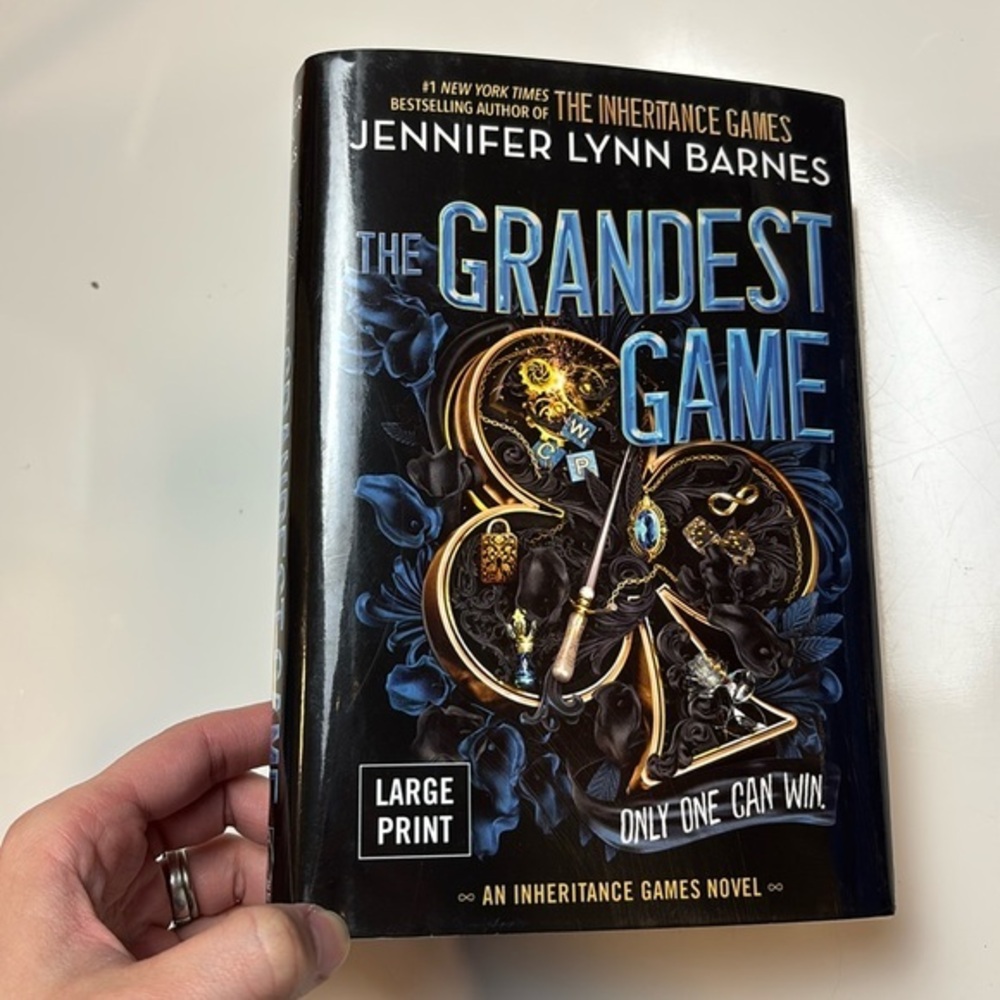 The Grandest Game large‎ print hardcover book